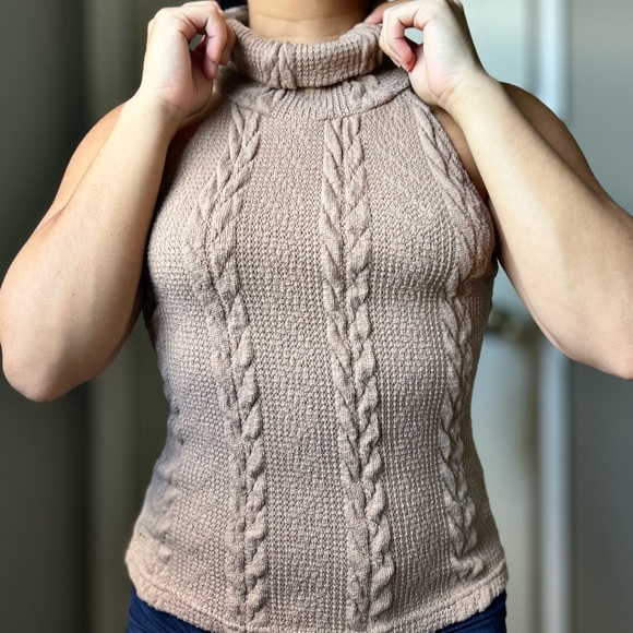 SHEIN Essnce Solid High Neck Tank Top - Picture 1 of 6